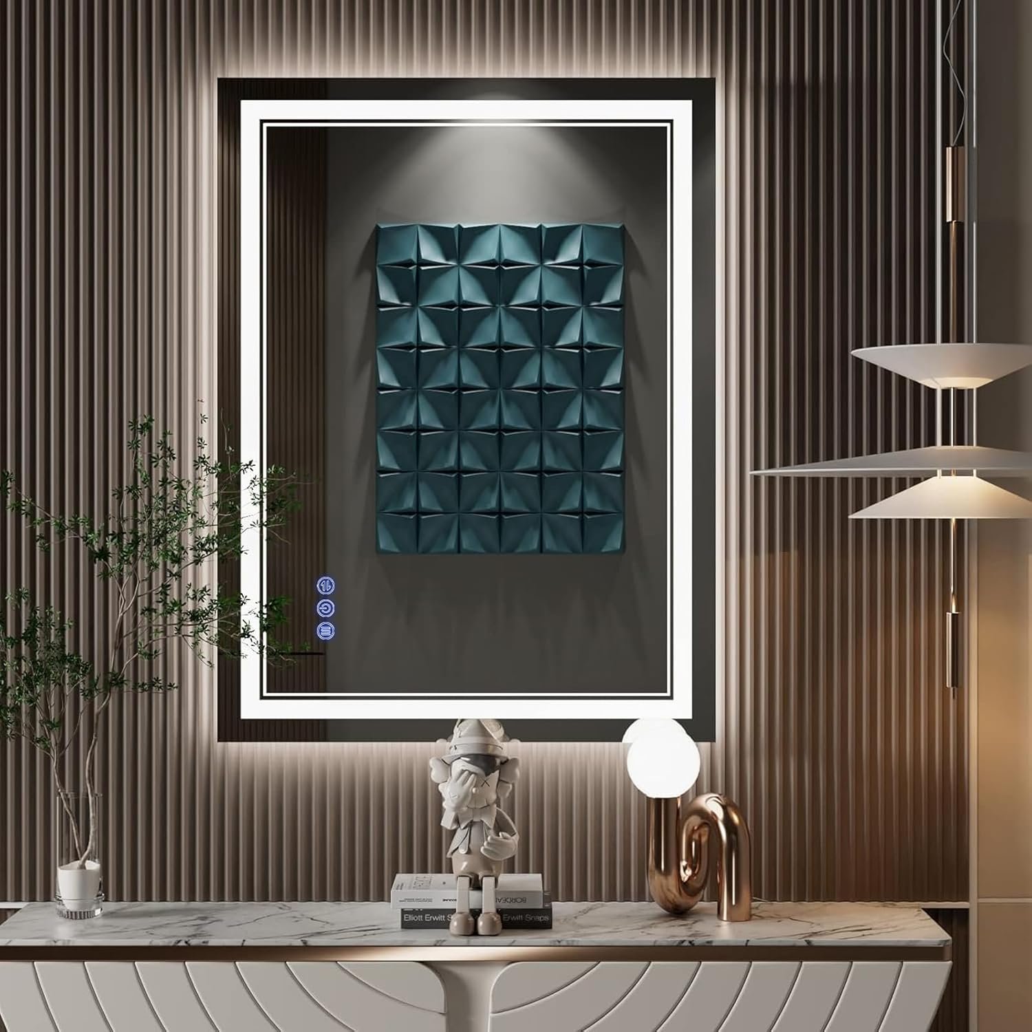 Baklon Espejo Templado 80x60